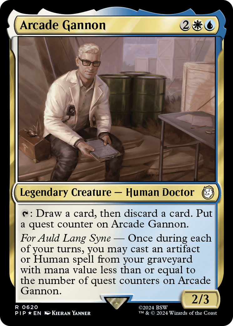 Image of Arcade Gannon (Surge Foil) (PIP-620) - Fallout Foil