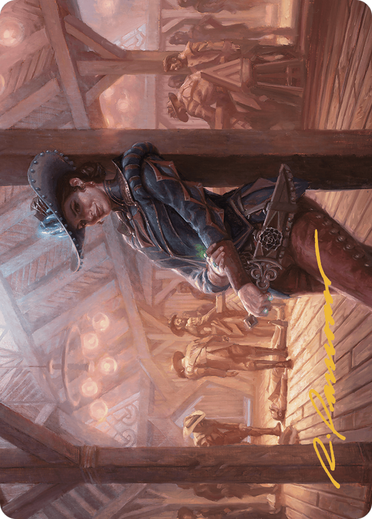 Image of Marchesa, Dealer of Death // Marchesa, Dealer of Death (AOTJ-027) - Outlaws of Thunder Junction Art Series (Borderless)