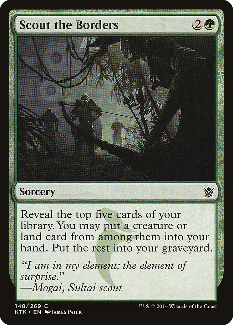 Image of Scout the Borders (KTK-148) - Khans of Tarkir Foil