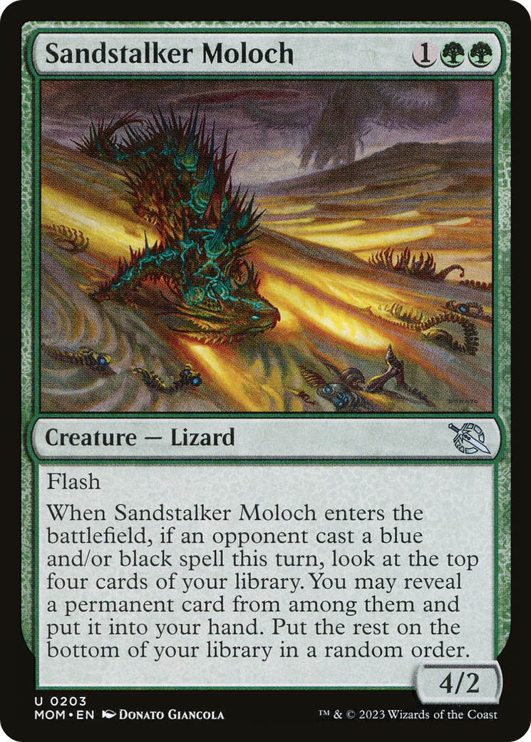 Image of Sandstalker Moloch (MOM-203) - March of the Machine