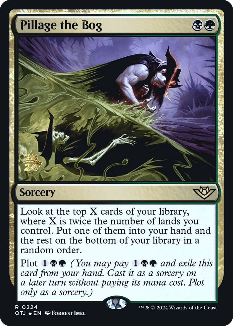 Image of Pillage the Bog (PRE-224) - Outlaws of Thunder Junction Promos Foil