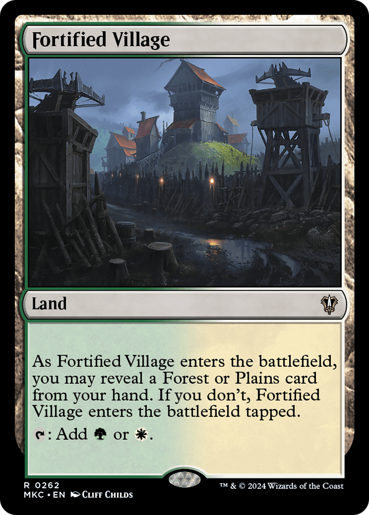 Image of Fortified Village (MKC-262) - Murders at Karlov Manor Commander