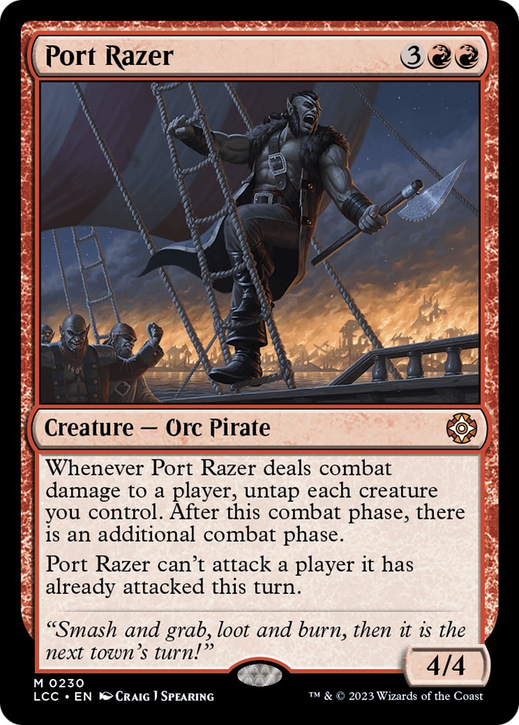 Image of Port Razer (LCC-230) - The Lost Caverns of Ixalan Commander