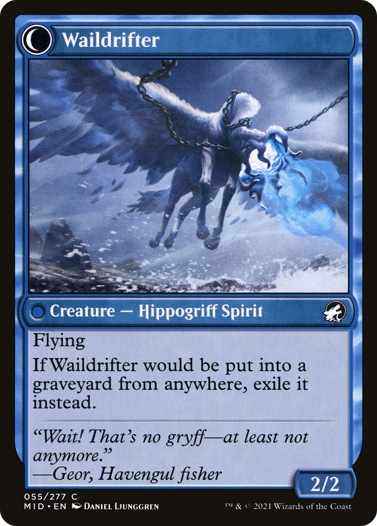 Image of Galedrifter (MID-055) - Innistrad: Midnight Hunt: (Double Faced Transform) Foil