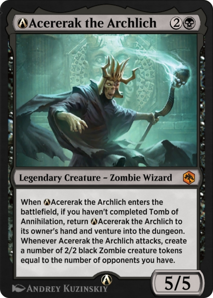 Image of A-Acererak the Archlich (AFR-A-87) - Adventures in the Forgotten Realms