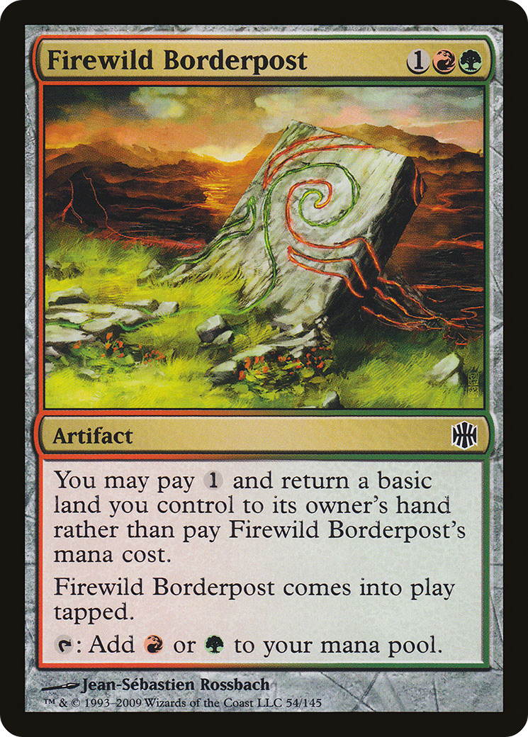Image of Firewild Borderpost (ARB-054) - Alara Reborn Foil