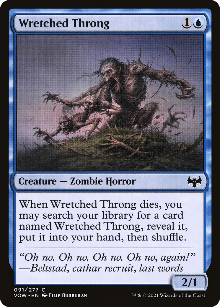 Image of Wretched Throng (VOW-091) - Innistrad: Crimson Vow