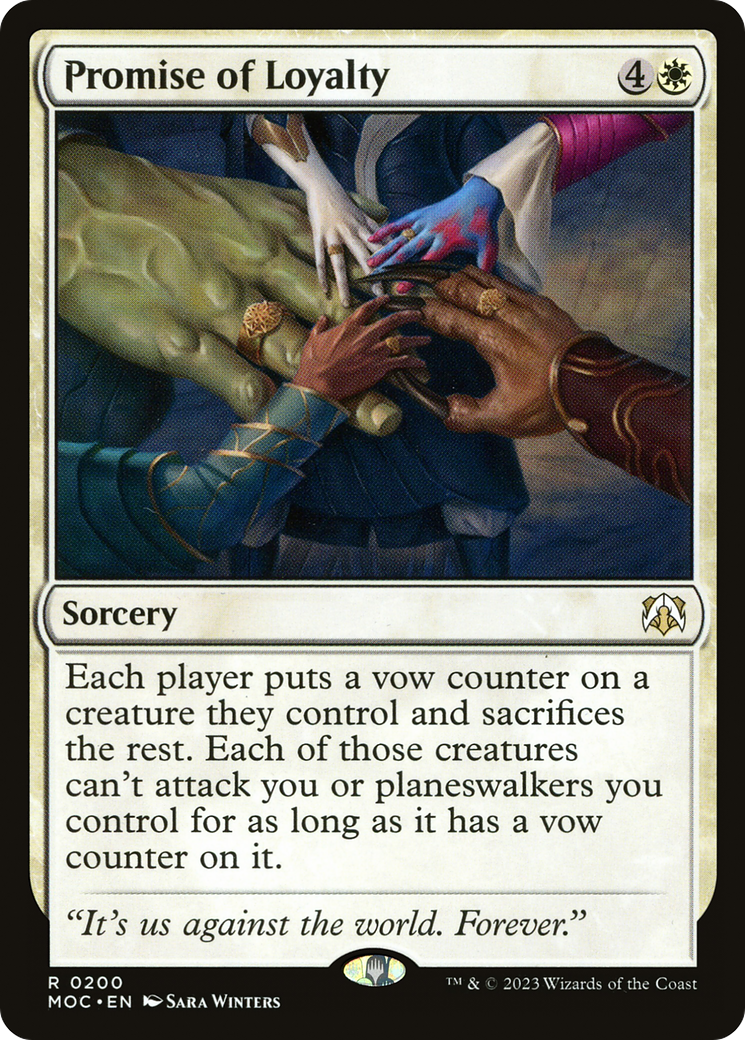 Image of Promise of Loyalty (MOC-200) - March of the Machine Commander