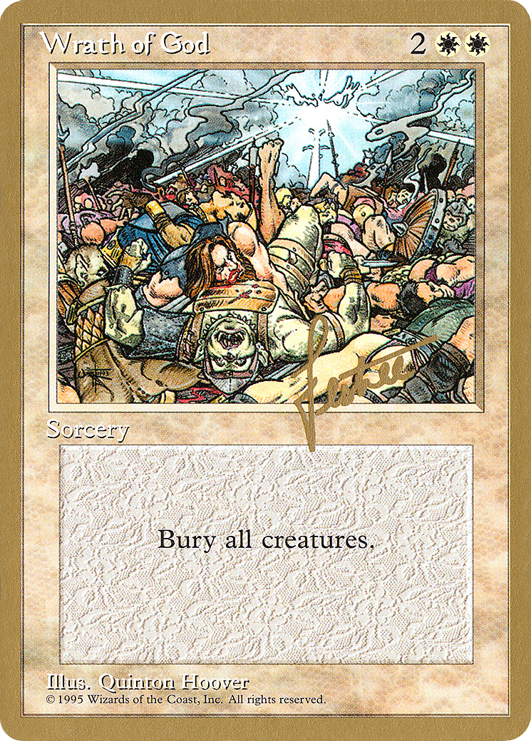 Image of Wrath of God - 1996 Bertrand Lestree (4ED) (WCD-) - Pro Tour Collector Set