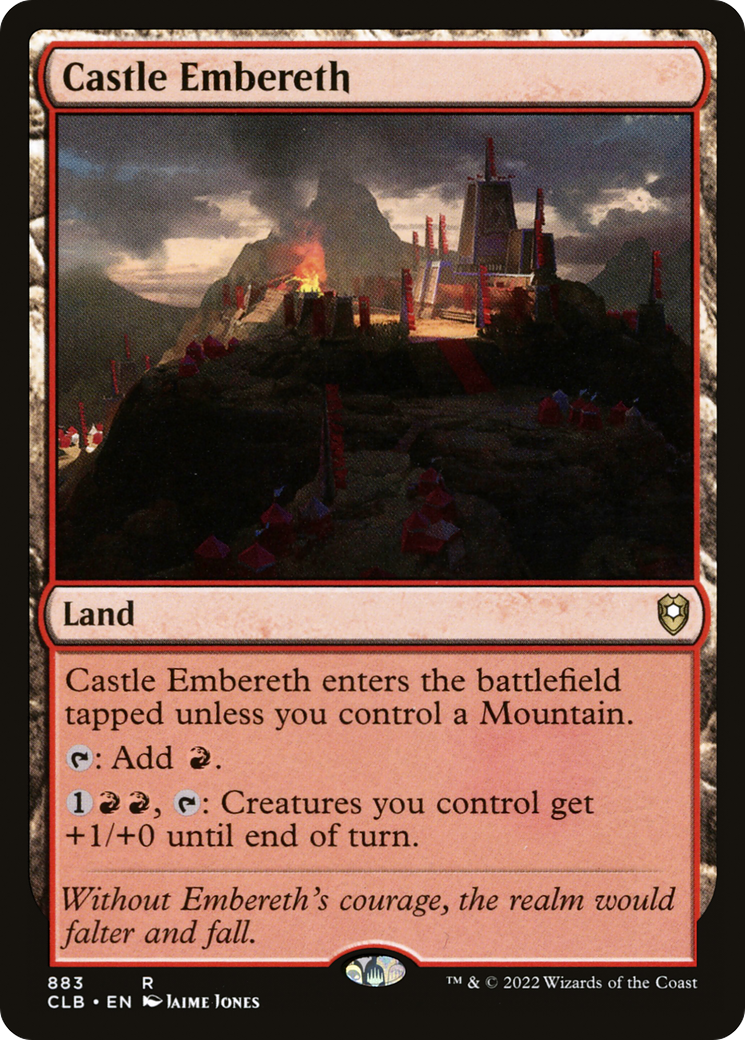 Image of Castle Embereth (CLB-883) - Commander Legends: Battle for Baldur's Gate