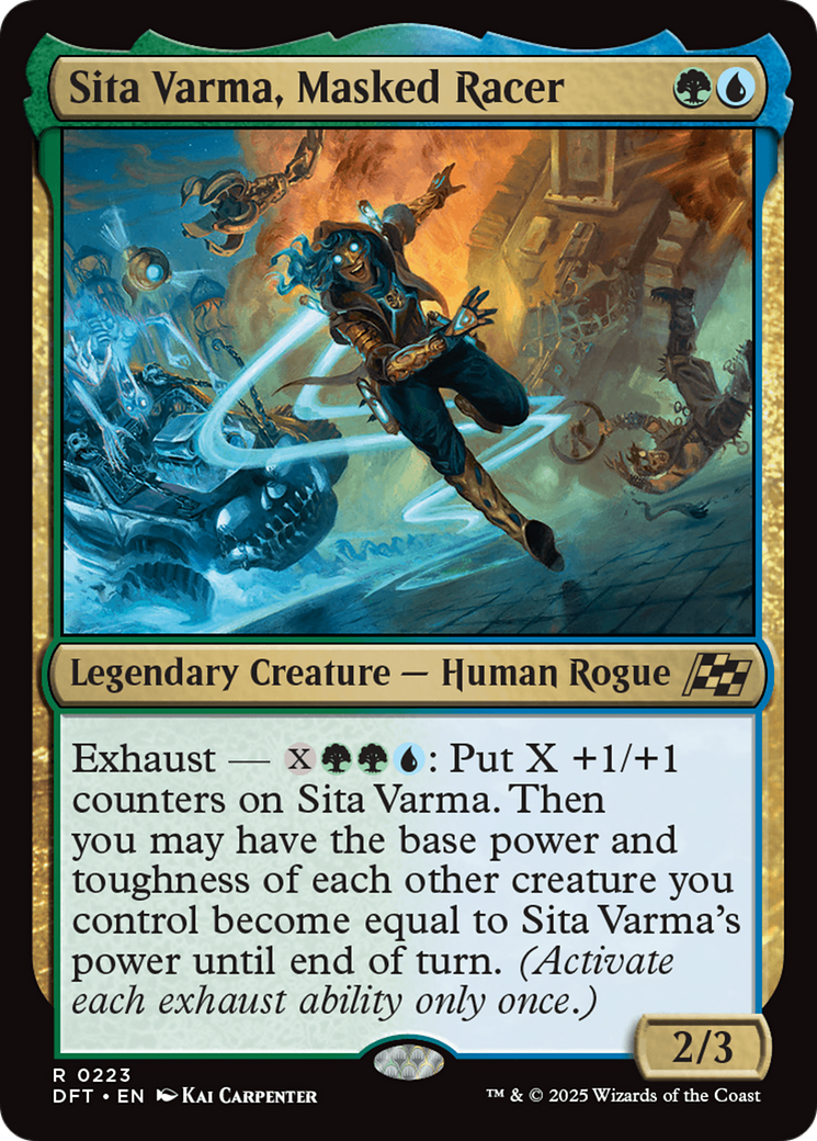 Image of Sita Varma, Masked Racer (DFT-223) - Aetherdrift