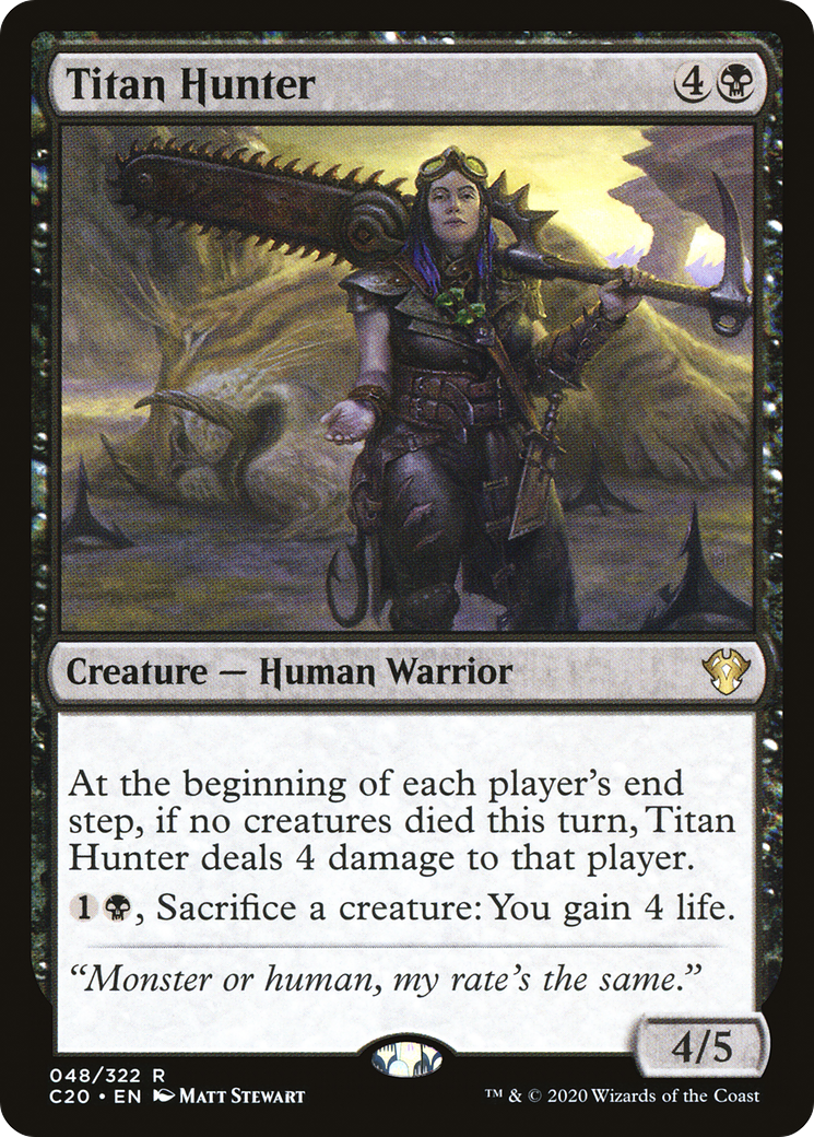 Image of Titan Hunter (C20-048) - Commander 2020