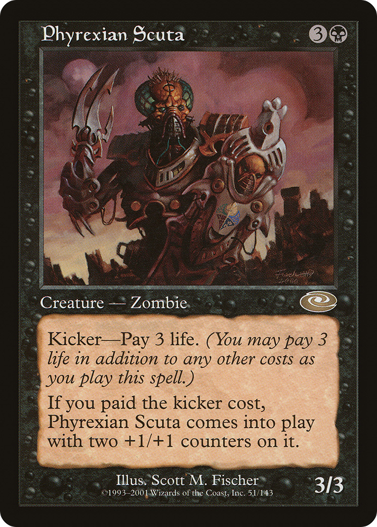 Image of Phyrexian Scuta (PLS-051) - Planeshift