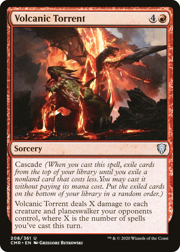 Image of Volcanic Torrent (CMR-208) - Commander Legends