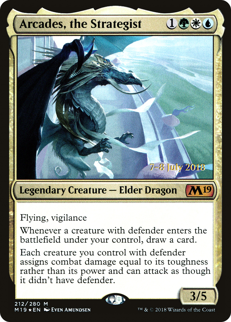 Image of Arcades, the Strategist (PRE-212) - Core Set 2019 Promos Foil