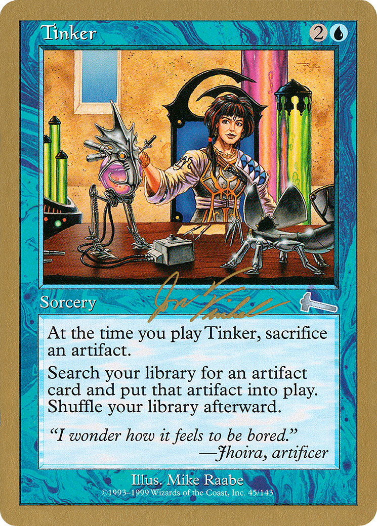 Image of Tinker - 2000 Jon Finkel (ULG) (WCD-) - World Championship Decks 2000