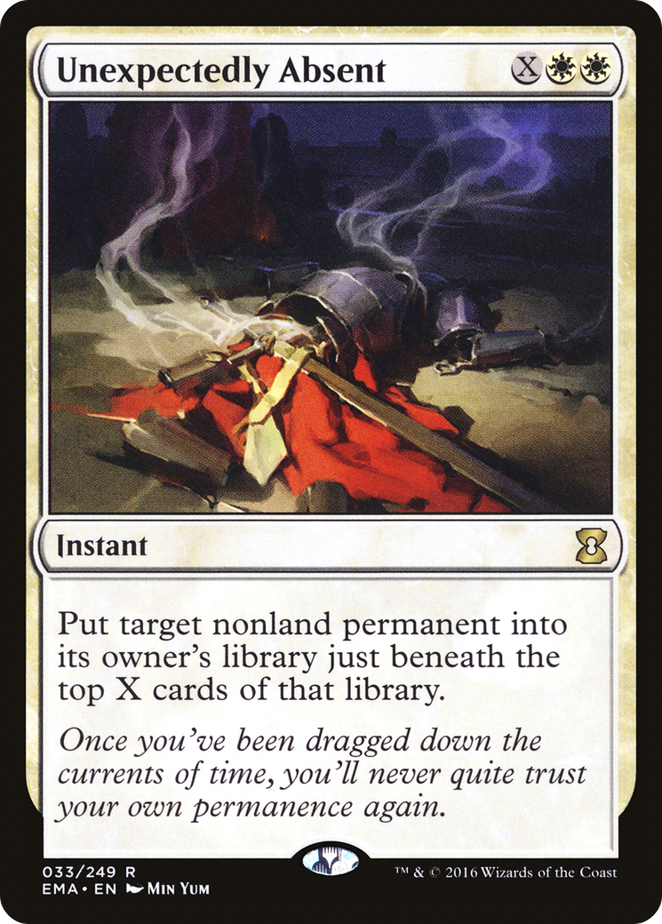 Image of Unexpectedly Absent (EMA-033) - Eternal Masters Foil