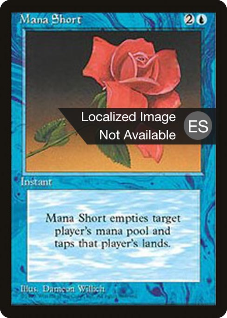 Image of Mana Short (4BB-) - Fourth Edition Foreign Black Border