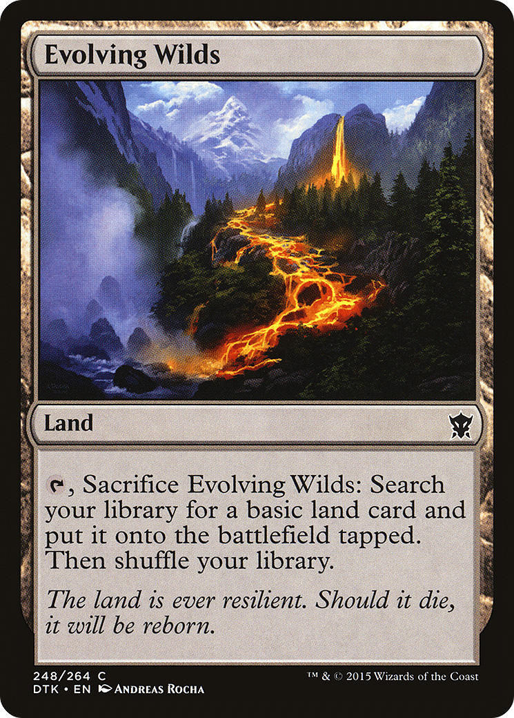 Image of Evolving Wilds (DTK-248) - Dragons of Tarkir