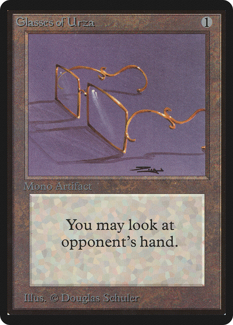 Image of Glasses of Urza (LEB-) - Limited Edition Beta