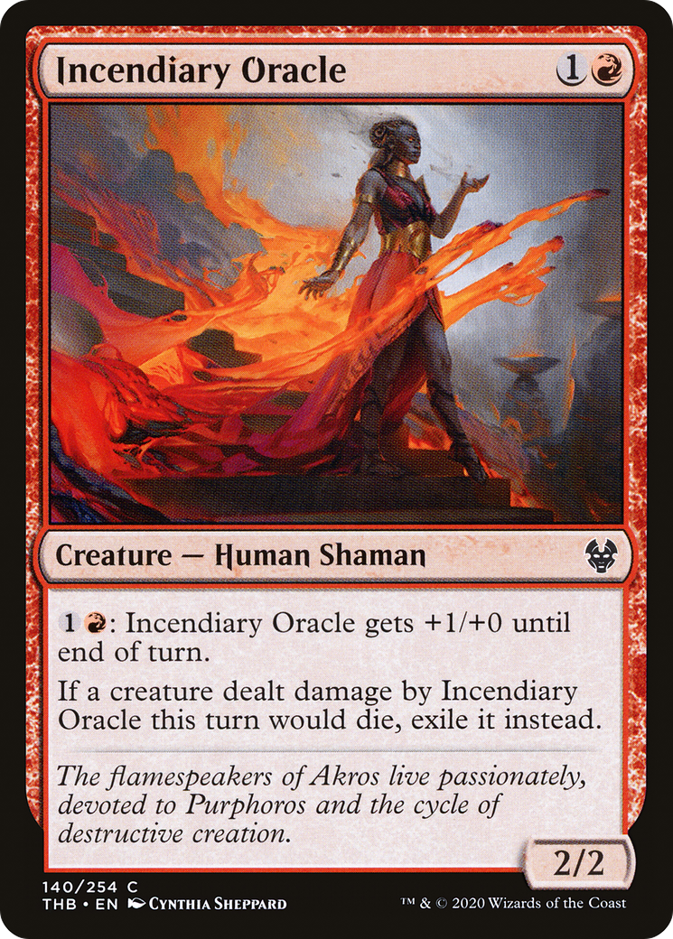 Image of Incendiary Oracle (THB-140) - Theros Beyond Death