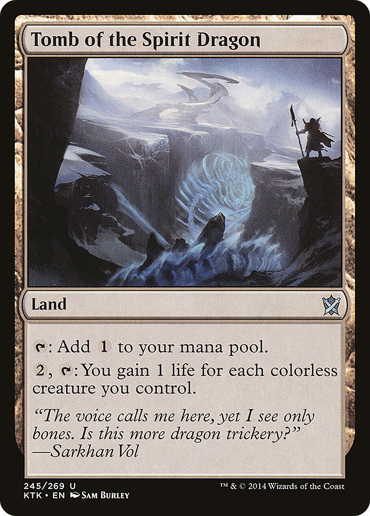 Image of Tomb of the Spirit Dragon (KTK-245) - Khans of Tarkir Foil