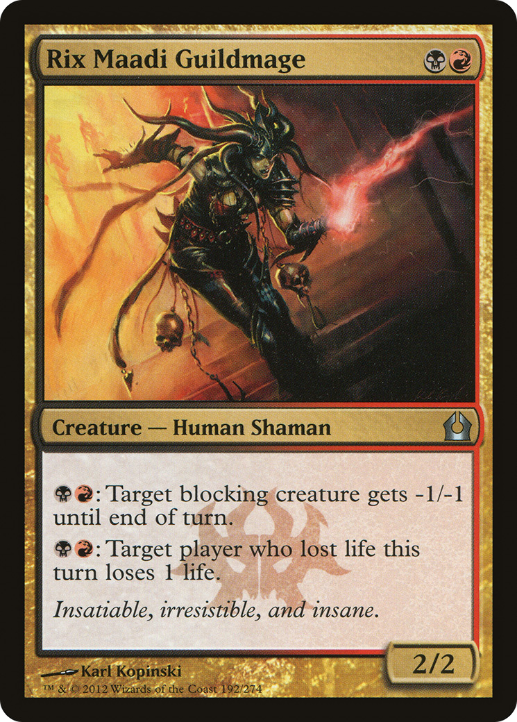 Image of Rix Maadi Guildmage (RTR-192) - Return to Ravnica