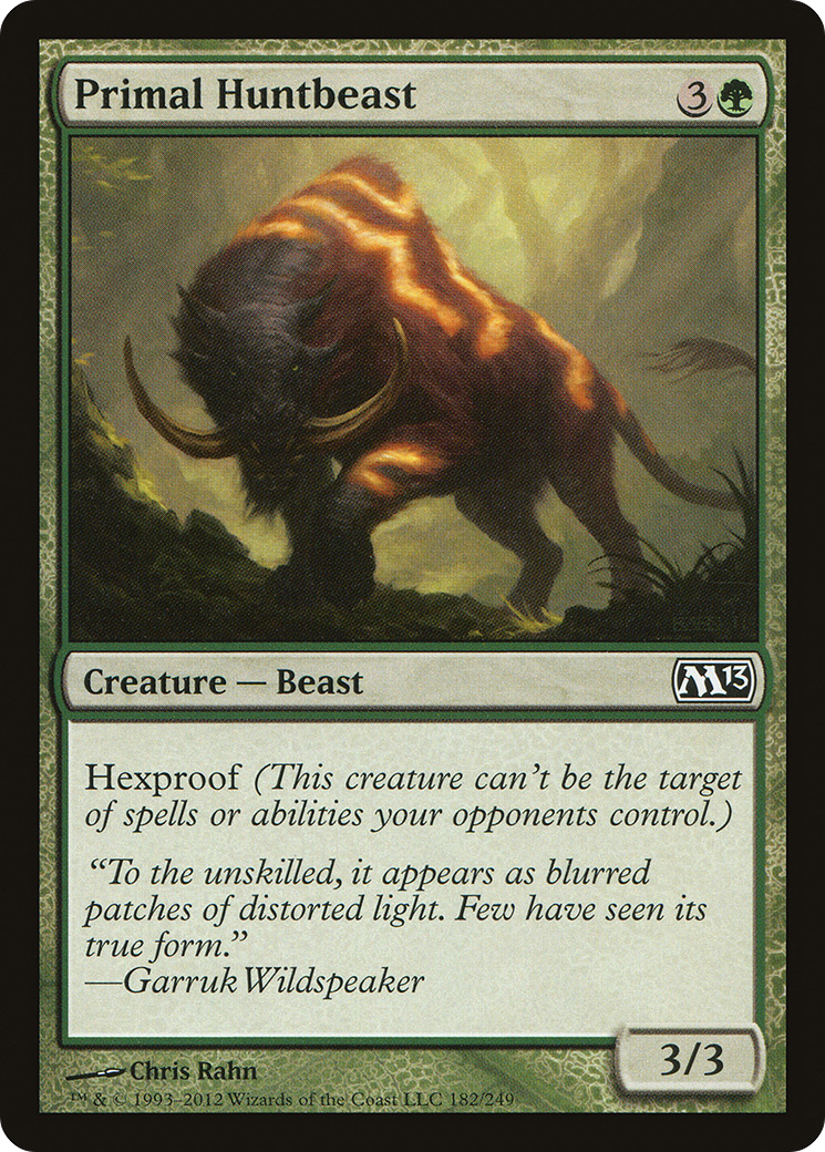 Image of Primal Huntbeast (M13-182) - Magic 2013 Foil