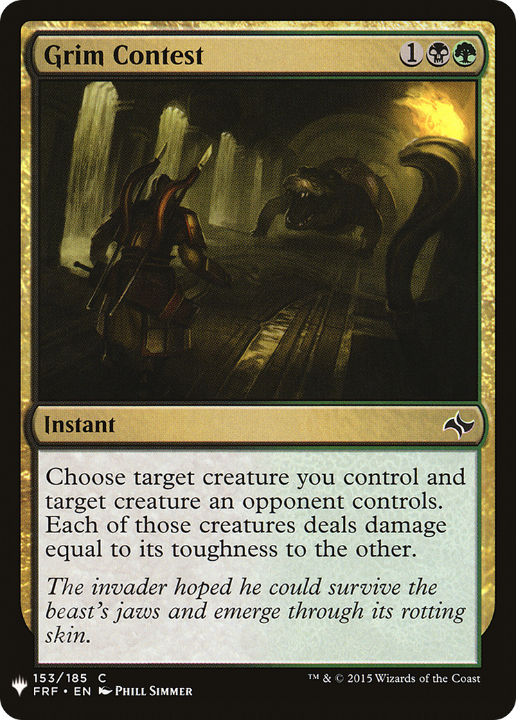 Image of Grim Contest (LIST-FRF-153) - The List
