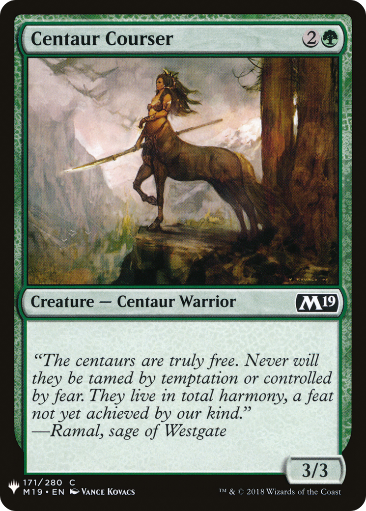 Image of Centaur Courser (LIST-M19-171) - The List