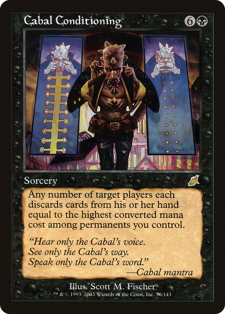 Image of Cabal Conditioning (SCG-056) - Scourge Foil