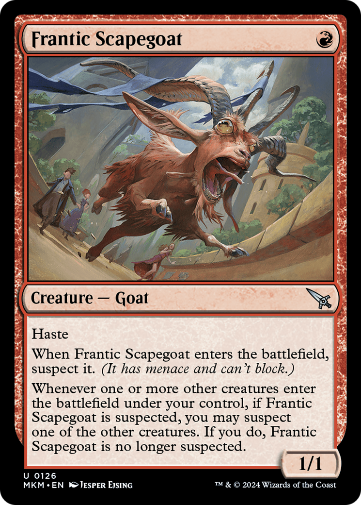 Image of Frantic Scapegoat (MKM-126) - Murders at Karlov Manor