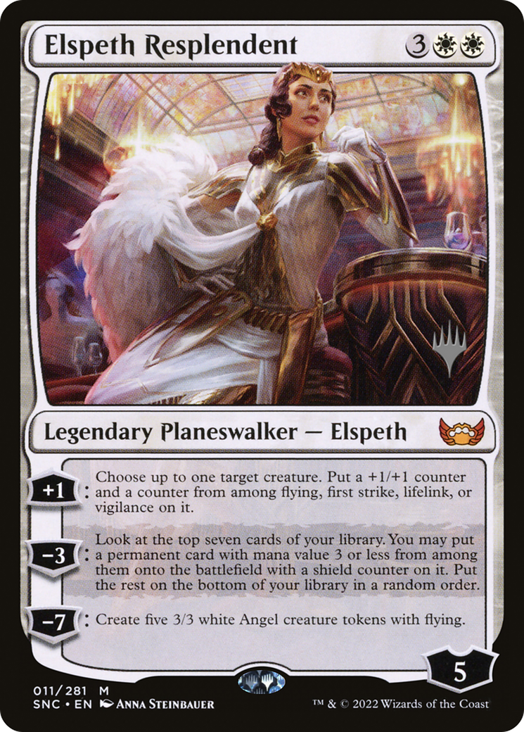 Image of Elspeth Resplendent (PPSNC-11P) - Streets of New Capenna Promos Foil