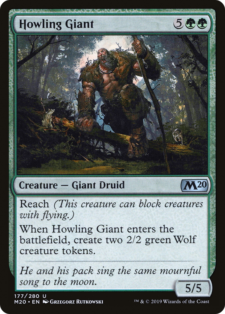 Image of Howling Giant (M20-177) - Core Set 2020
