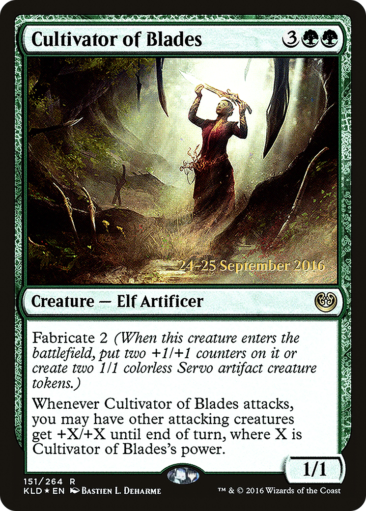 Image of Cultivator of Blades (PRE-151) - Kaladesh Promos Foil