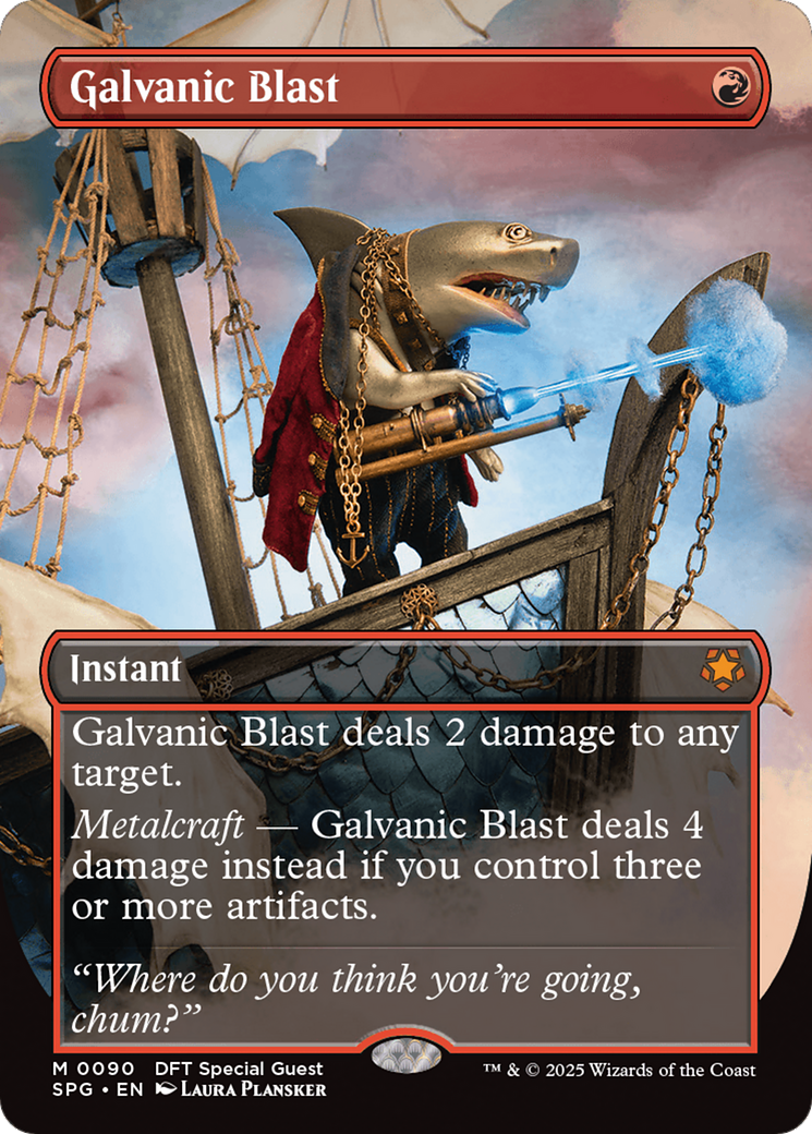 Image of Galvanic Blast (Borderless) (SPG-090) - Special Guests (Borderless) Foil