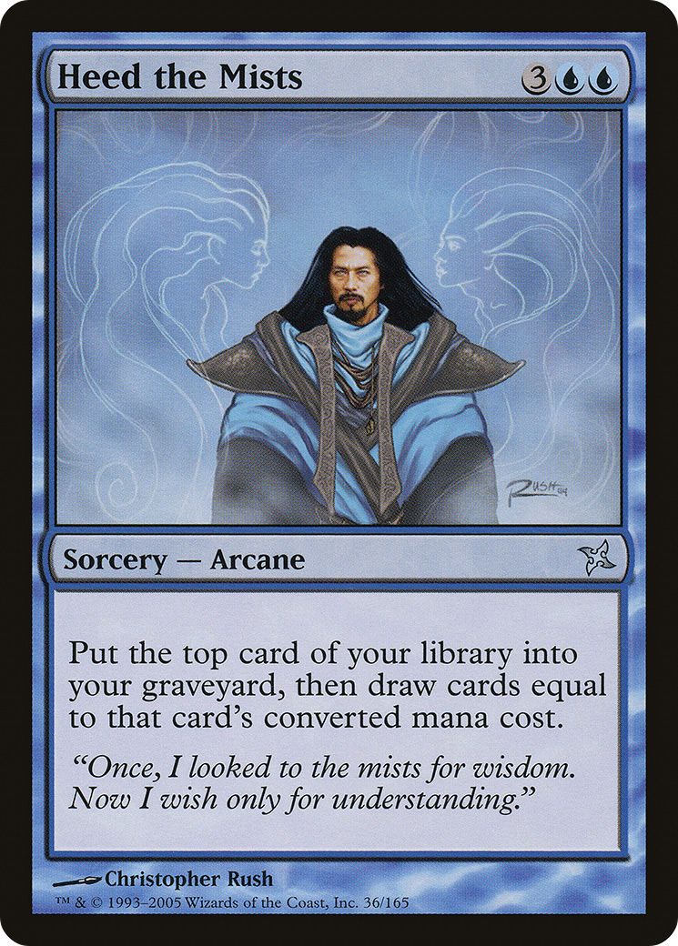 Image of Heed the Mists (BOK-036) - Betrayers of Kamigawa Foil