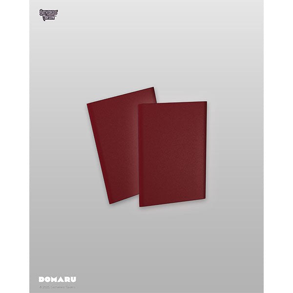 Image of Card Sleeves: Standard DOMARU Regular Fit- Imperial Red (100 ct.)