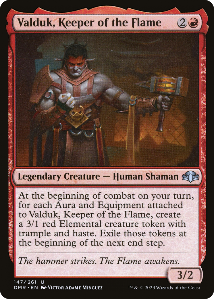 Image of Valduk, Keeper of the Flame (DMR-147) - Dominaria Remastered