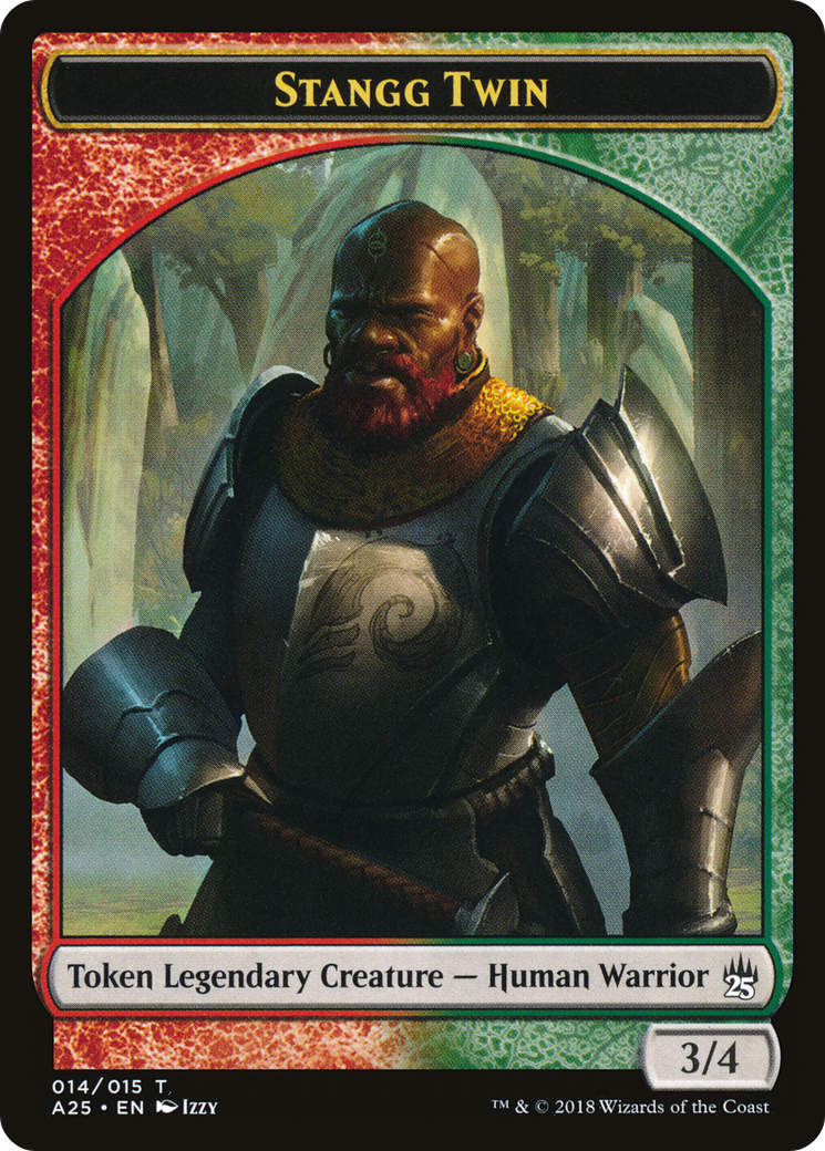 Image of Stangg Twin Token (014) (A25-014) - Masters 25 Tokens
