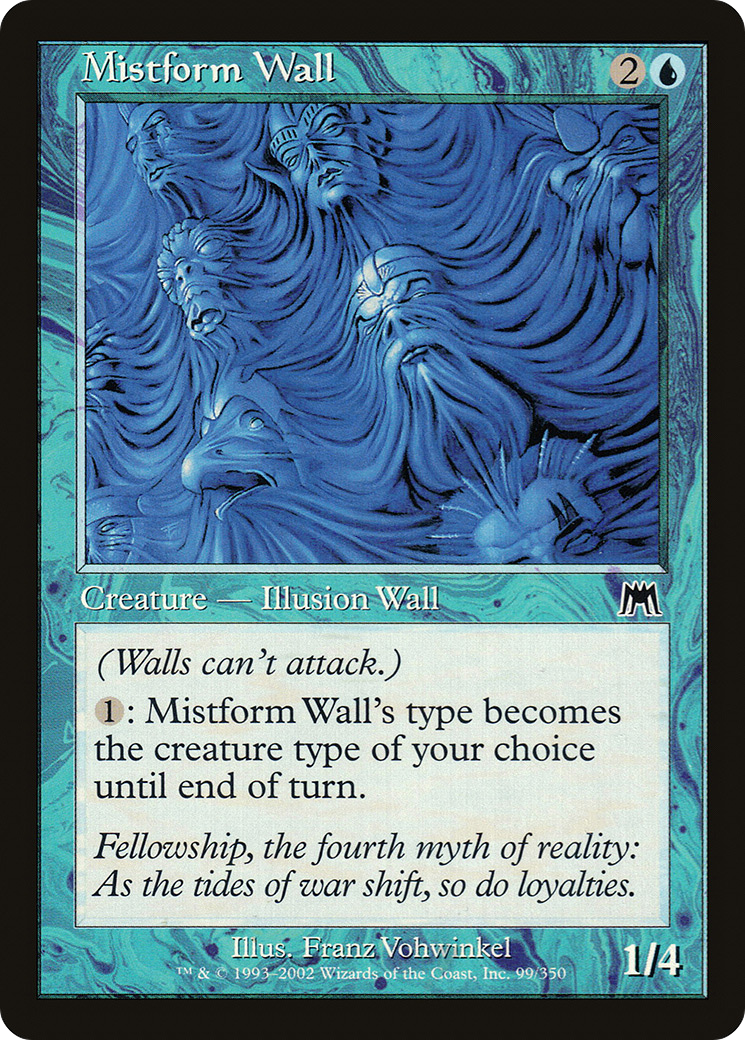 Image of Mistform Wall (ONS-099) - Onslaught Foil