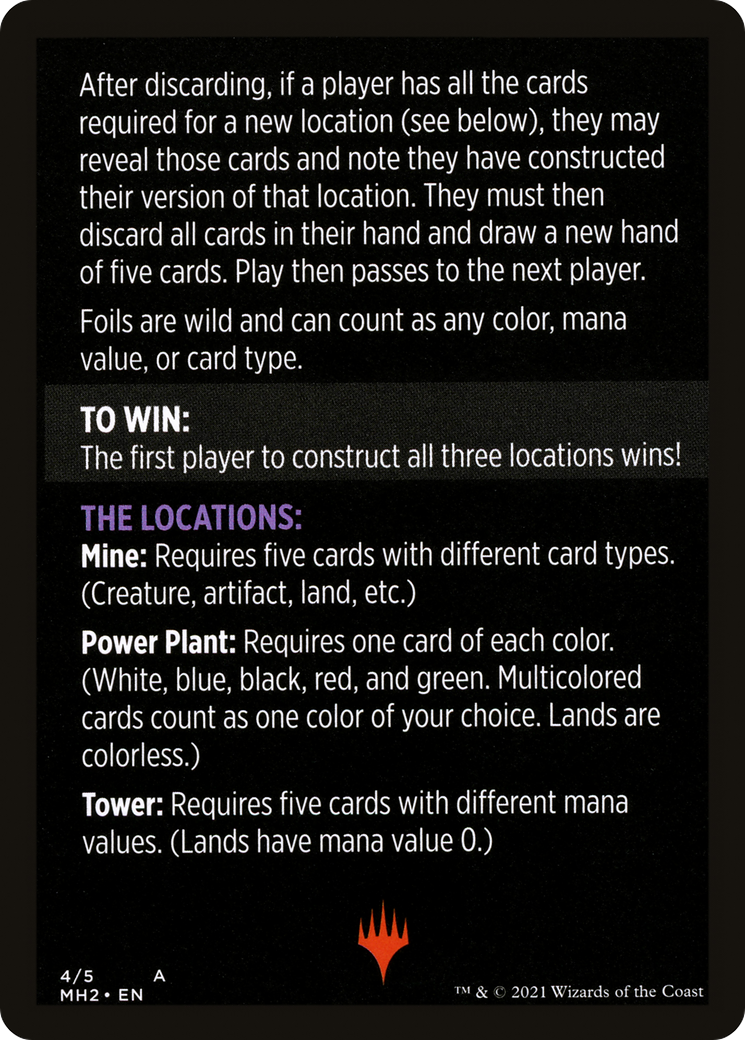 Image of Urza's Blueprints (minigame) // Urza's Blueprints (cont'd) (MMH2-004) - Modern Horizons 2 Minigames Foil