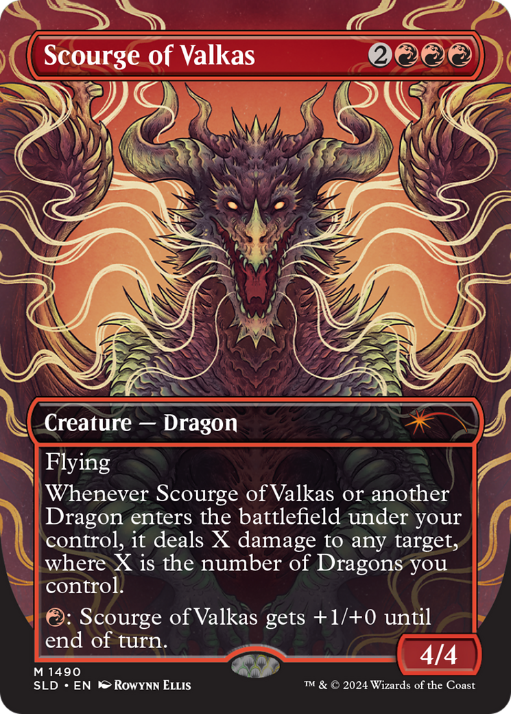 Image of Scourge of Valkas (SLD-1490) - Secret Lair Drop (Borderless)