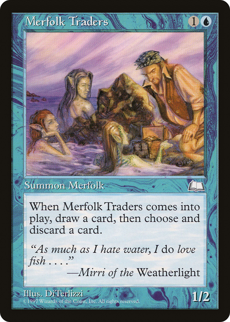 Image of Merfolk Traders (WTH-) - Weatherlight