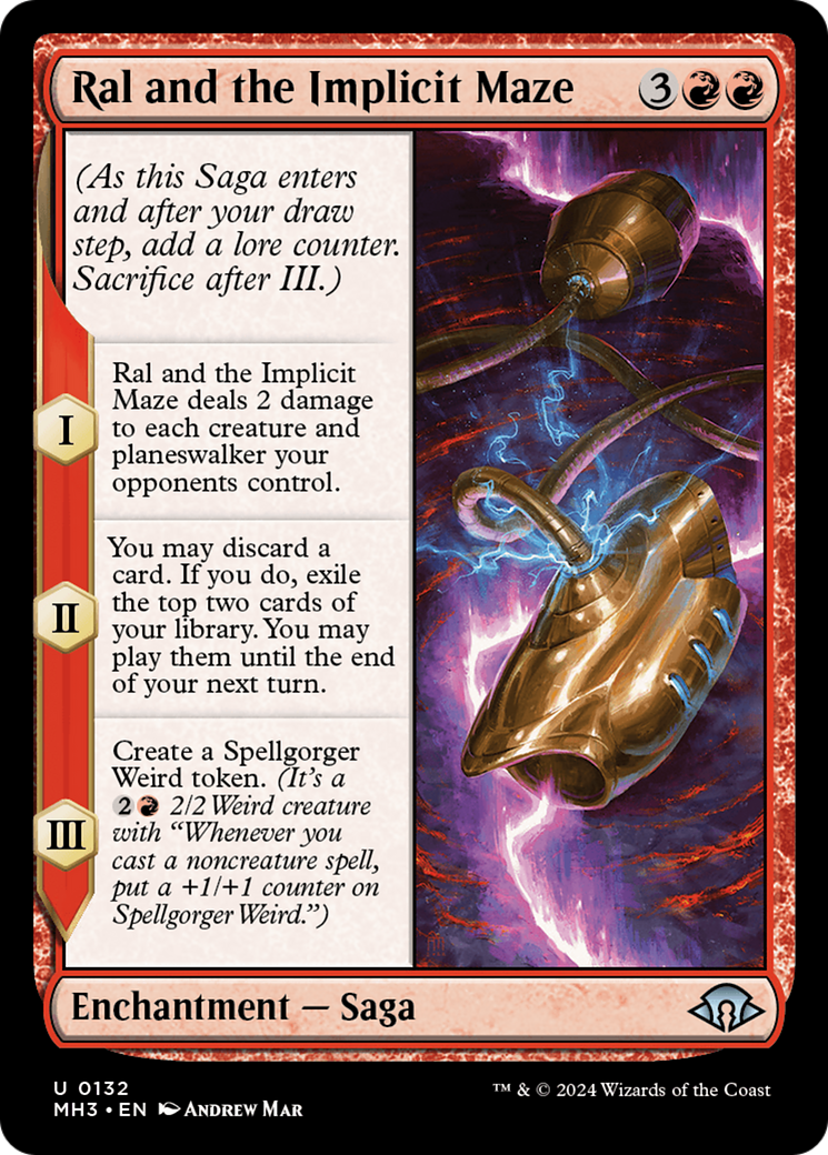Image of Ral and the Implicit Maze (MH3-132) - Modern Horizons 3 Foil