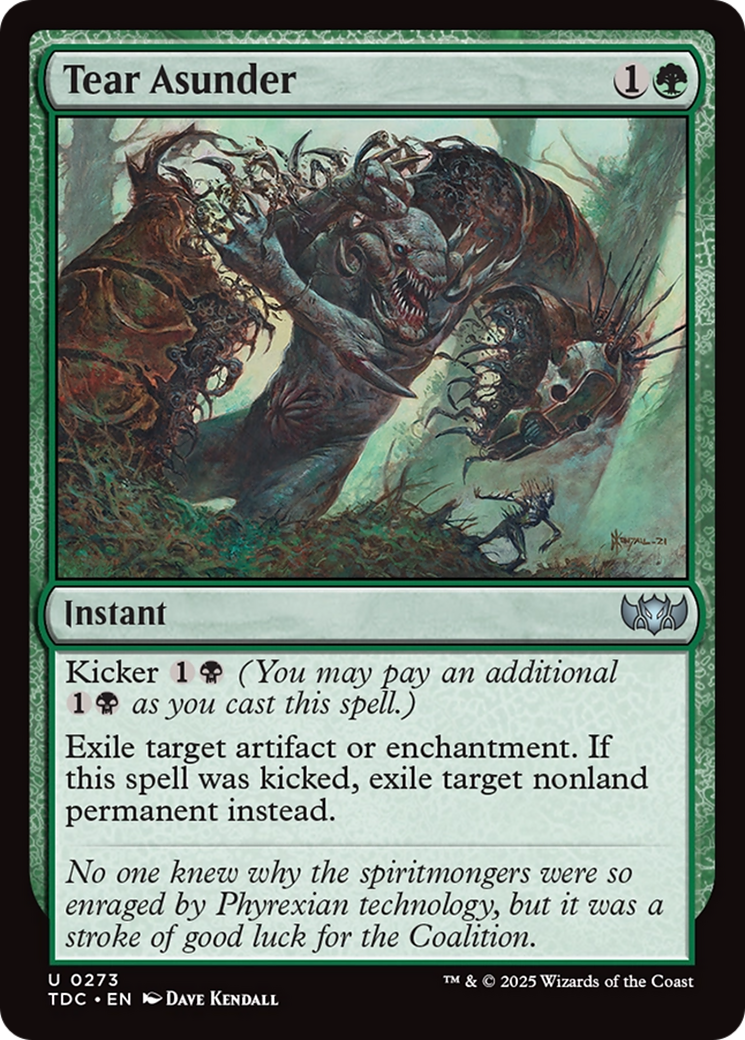 Image of Tear Asunder (TDC-273) - Commander: Tarkir: Dragonstorm