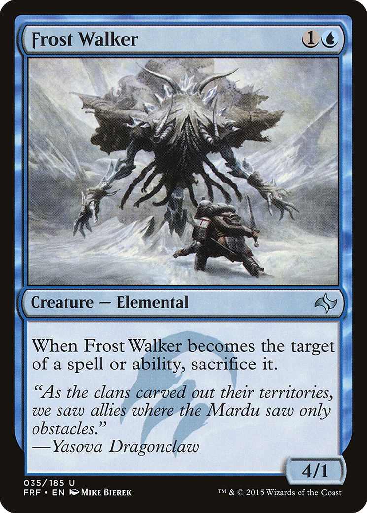 Image of Frost Walker (FRF-035) - Fate Reforged Foil
