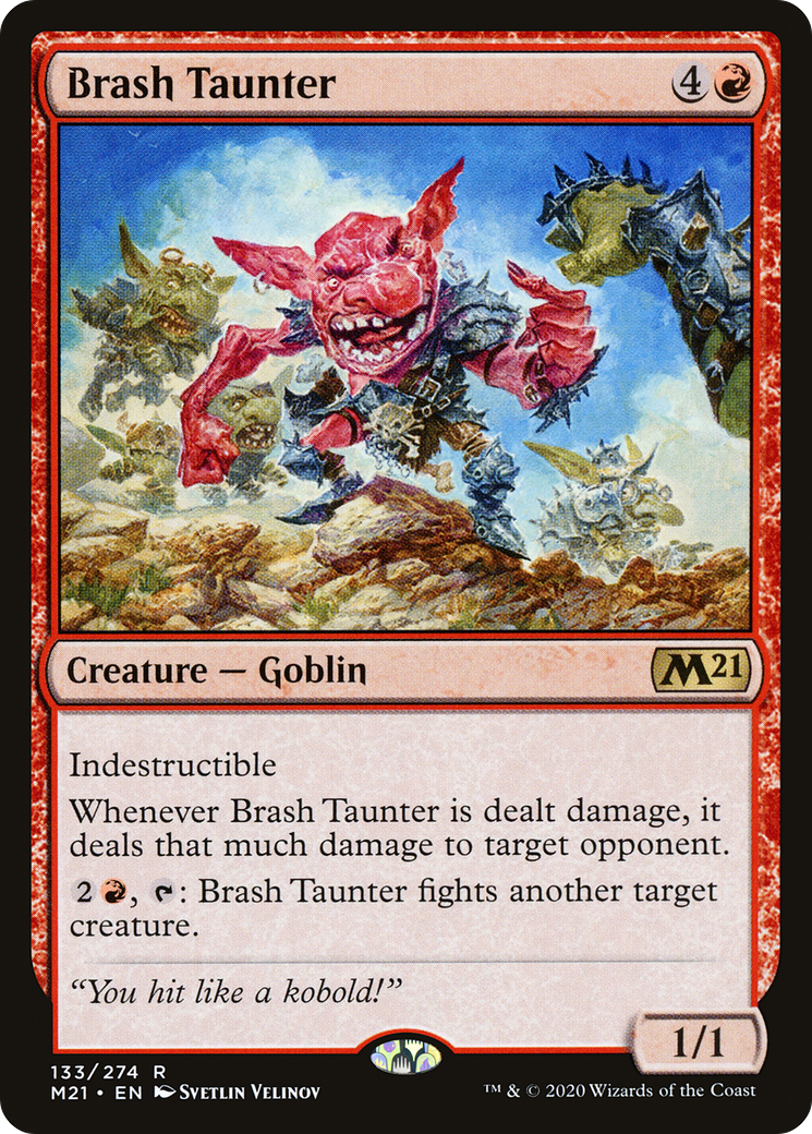 Image of Brash Taunter (M21-133) - Core Set 2021 Foil