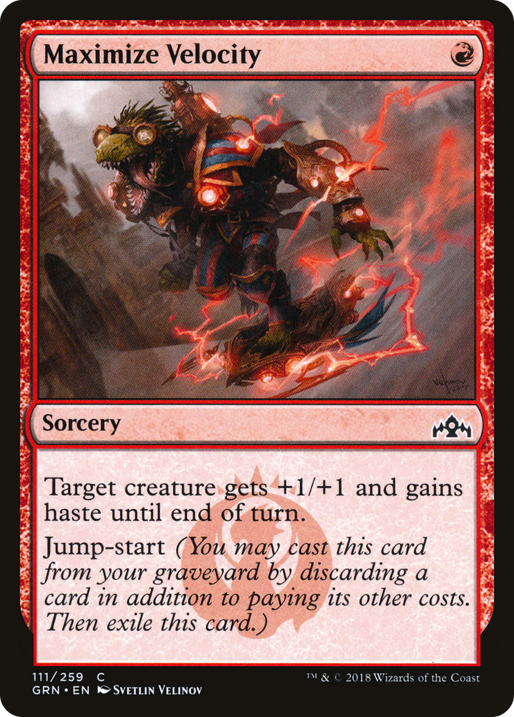 Image of Maximize Velocity (GRN-111) - Guilds of Ravnica
