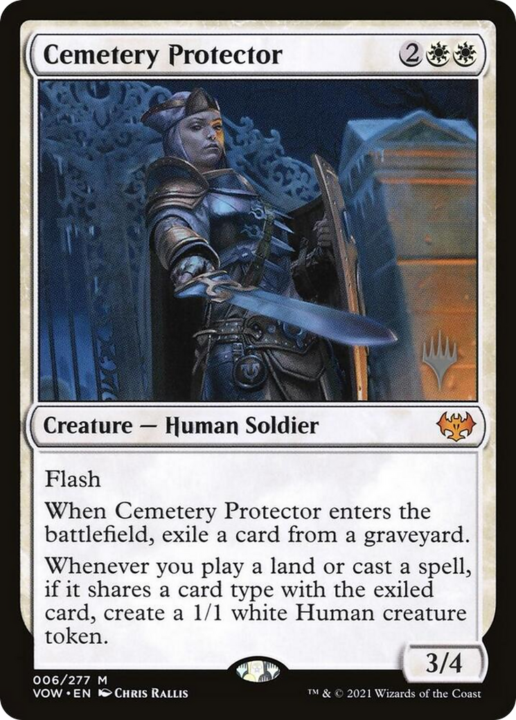 Image of Cemetery Protector (PPDFT-006) - Innistrad: Crimson Vow Promos
